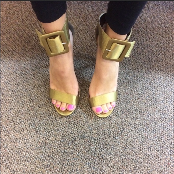 Satin Buckle Heels - Picture 4 of 5